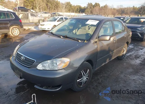 2007 Toyota Corolla Le z USA, uszkodzony, nr VIN 2T1BR32E97C738050